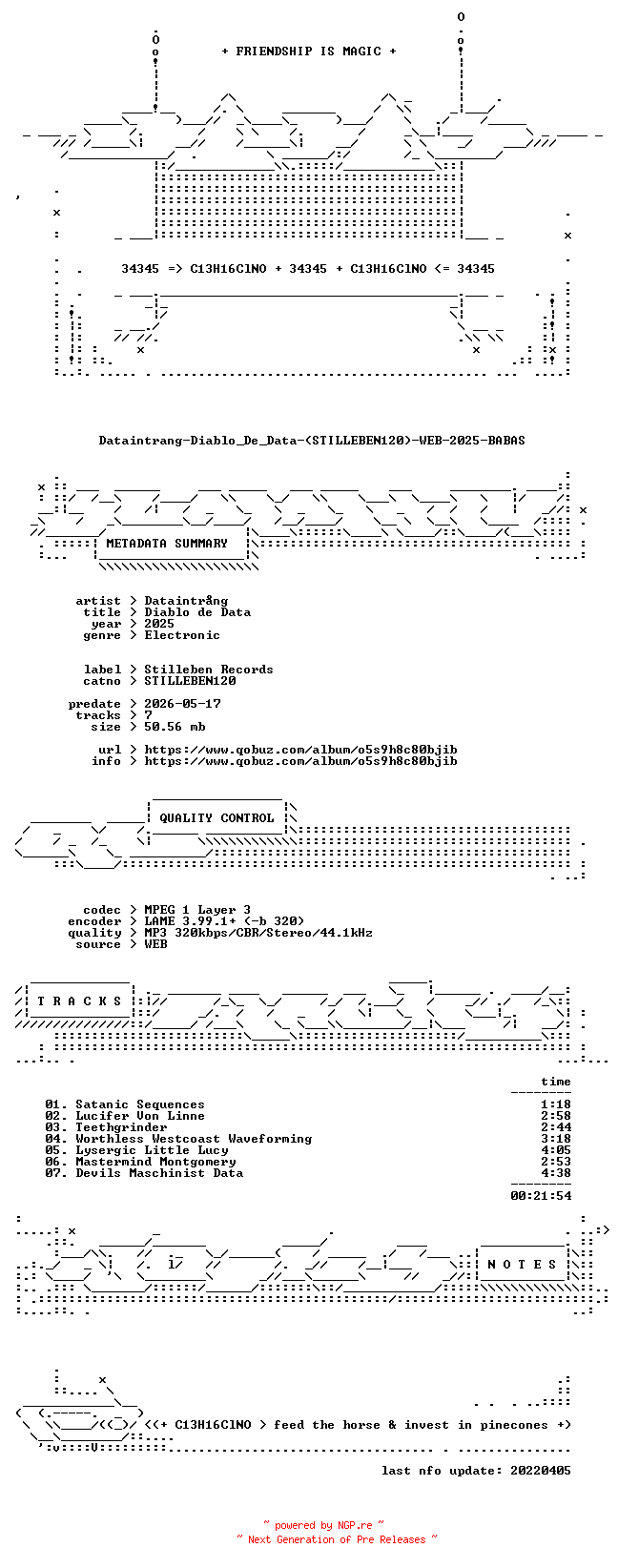 NFO for the release Dataintrang-Diablo_De_Data-(STILLEBEN120)-WEB-2025-BABAS by BABAS