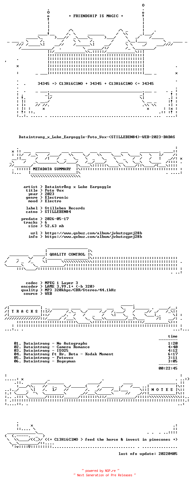 NFO for the release Dataintrang_x_Luke_Eargoggle-Foto_Vox-(STILLEBEN84)-WEB-2023-BABAS by BABAS