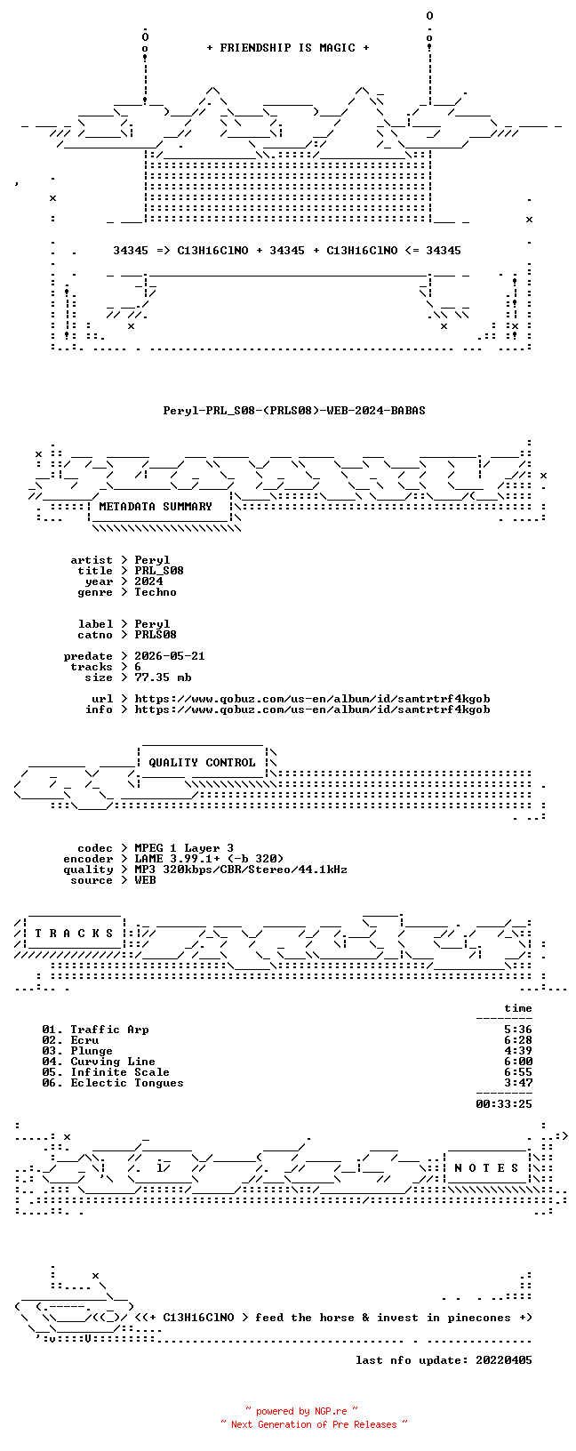 NFO for the release Peryl-PRL_S08-(PRLS08)-WEB-2024-BABAS by BABAS