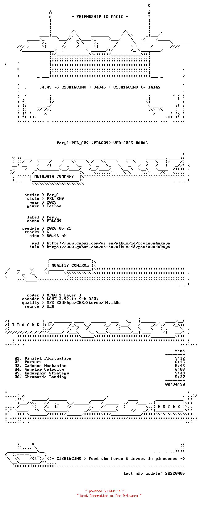NFO for the release Peryl-PRL_S09-(PRLS09)-WEB-2025-BABAS by BABAS