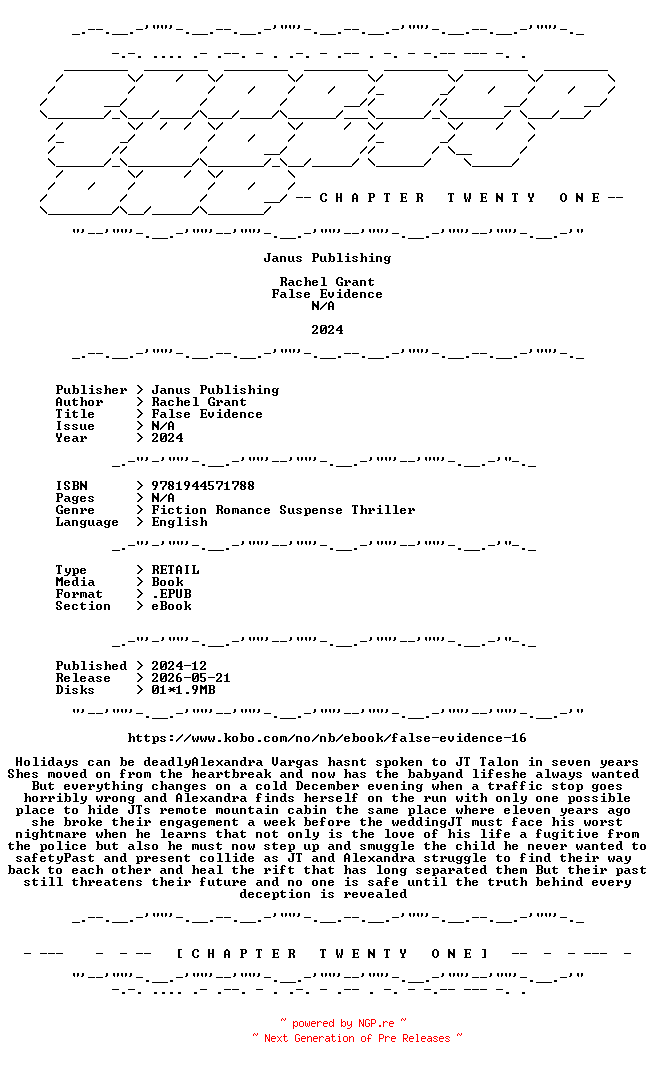 NFO for the release Rachel.Grant.-.False.Evidence.2024.RETAIL.EPUB.eBook-CTO by CTO