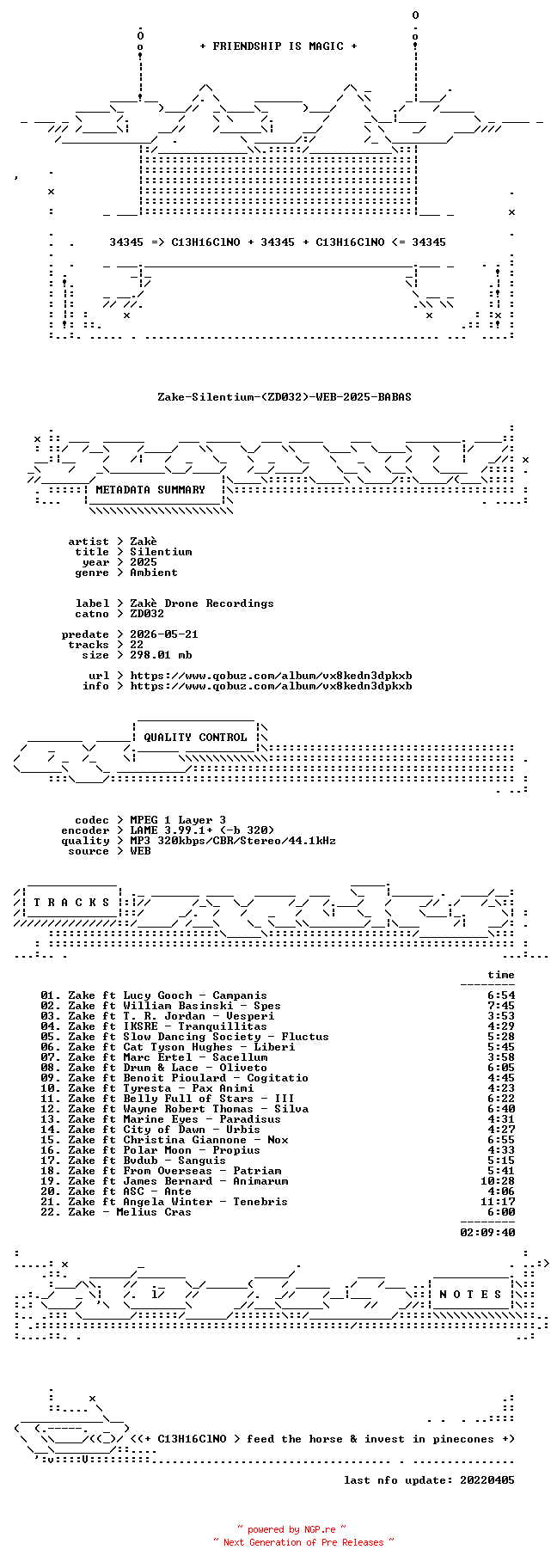 NFO for the release Zake-Silentium-(ZD032)-WEB-2025-BABAS by BABAS