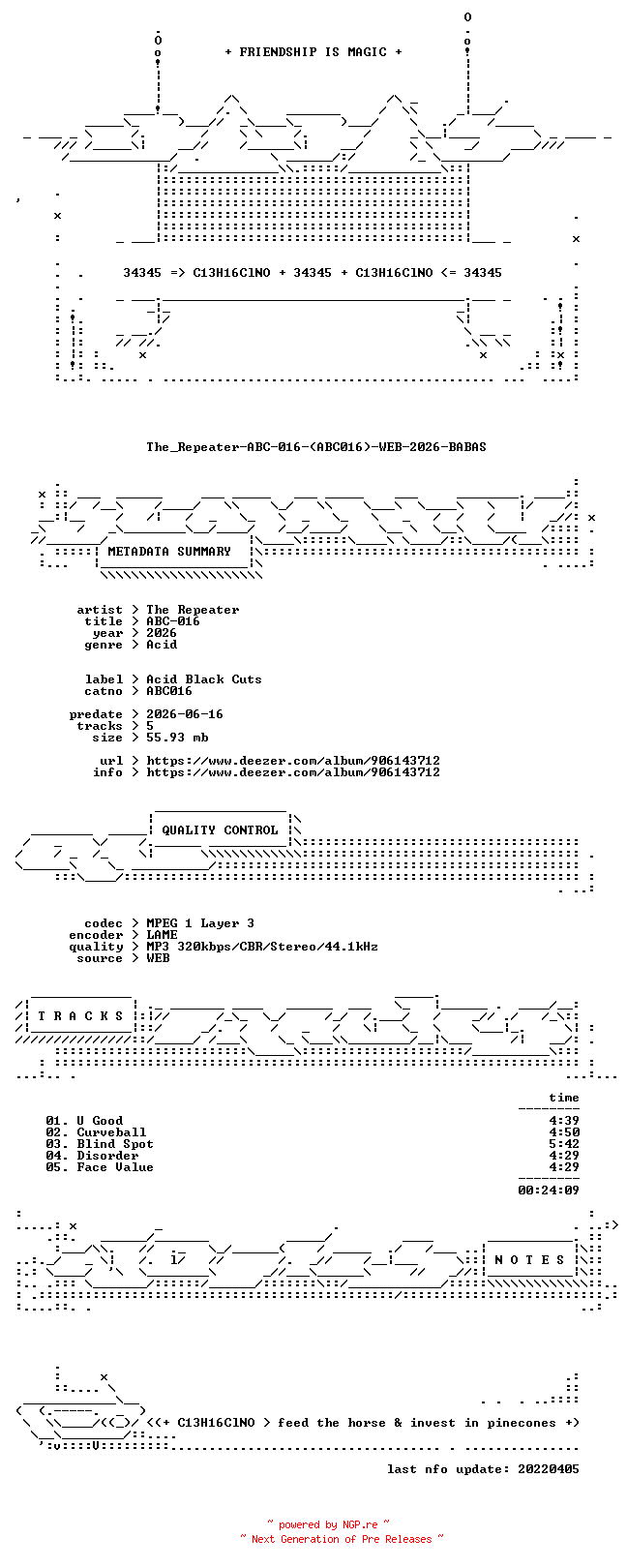 NFO for the release The_Repeater-ABC-016-(ABC016)-WEB-2026-BABAS by BABAS