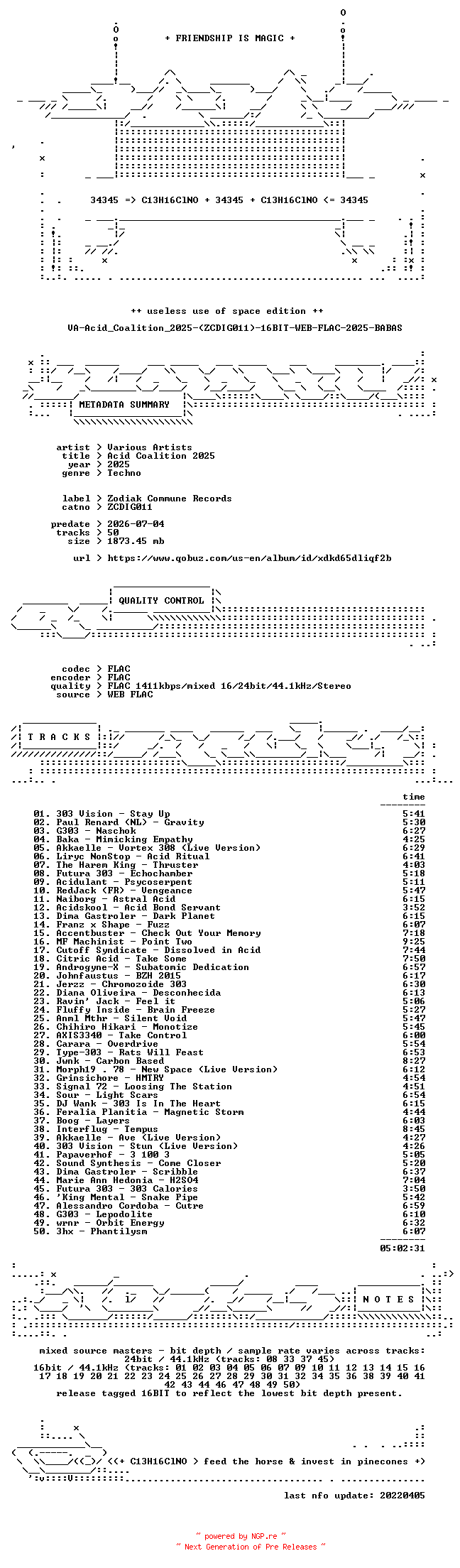 NFO for the release VA-Acid_Coalition_2025-(ZCDIG011)-16BIT-WEB-FLAC-2025-BABAS by BABAS