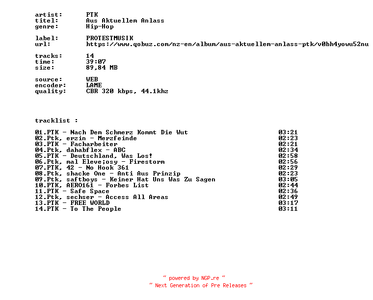 NFO for the release PTK_-_Aus_Aktuellem_Anlass-WEB-DE-2026-BITCOINS by BITCOINS