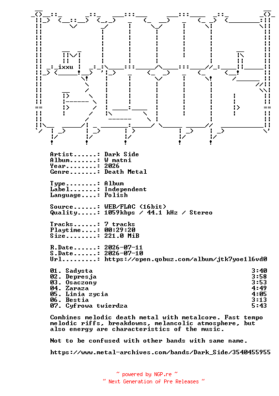 NFO for the release Dark_Side-W_matni-PL-16BIT-WEB-FLAC-2026-MOONBLOOD by MOONBLOOD