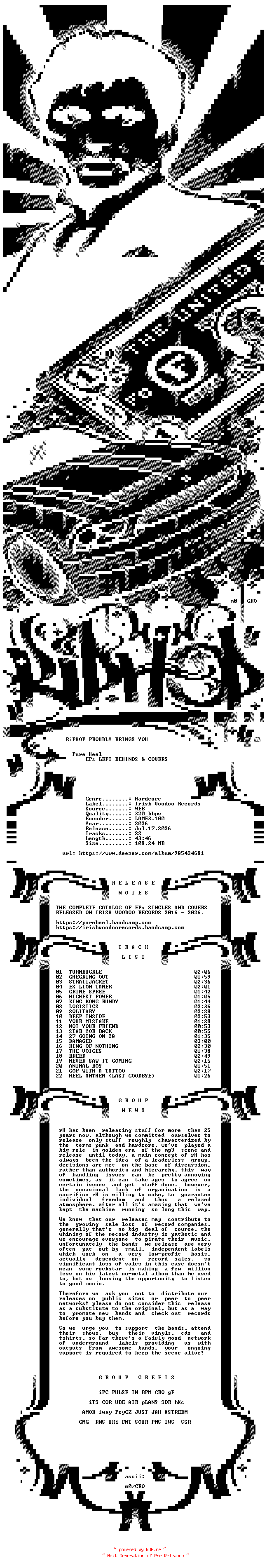 NFO for the release Pure_Heel-EPs_LEFT_BEHINDS_and_COVERS-WEB-2026-rH_iNT by rH_iNT