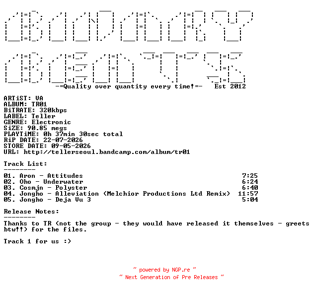 NFO for the release VA-TR01-(TR01)-WEB-2026-BB by BB
