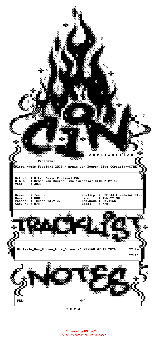 NFO for the release Ultra_Music_Festival_2026-Armin_Van_Buuren_Live_(Croatia)-STREAM-07-12-2026-CiN_INT by CiN_INT