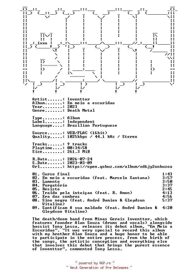 NFO for the release Inventtor-Em_meio_a_escuridao-BR-16BIT-WEB-FLAC-2023-MOONBLOOD by MOONBLOOD