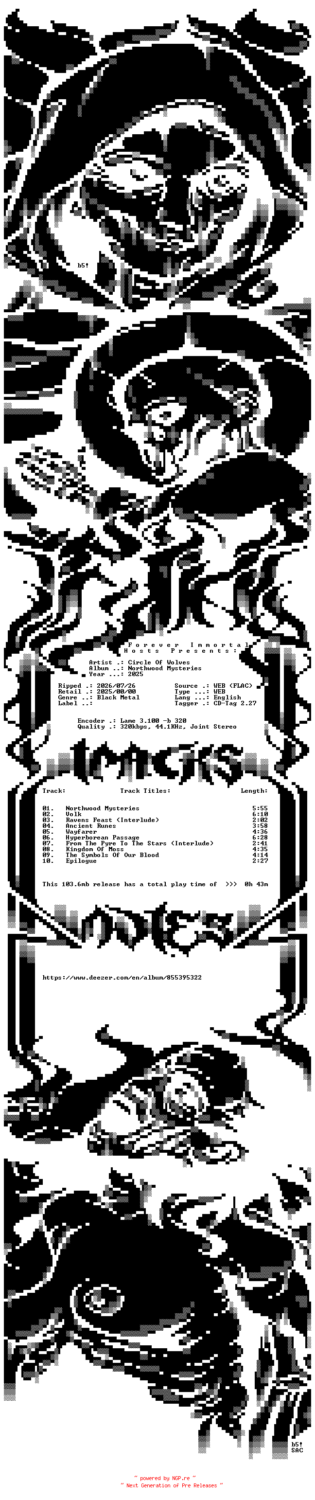 NFO for the release Circle_Of_Wolves-Northwood_Mysteries-WEB-2025-FiH by FiH