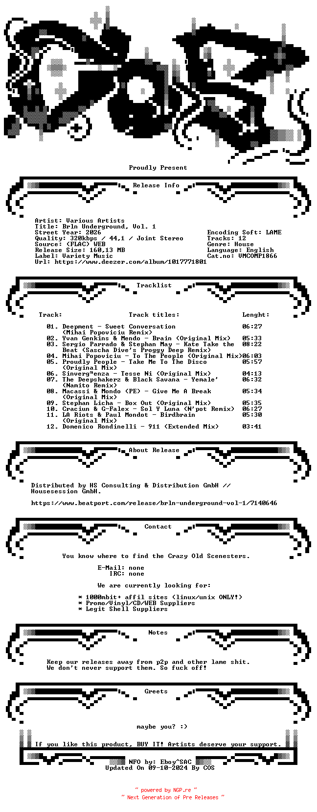 NFO for the release VA-Brln_Underground_Vol._1-(VMCOMP1866)-WEB-2026-COS by COS