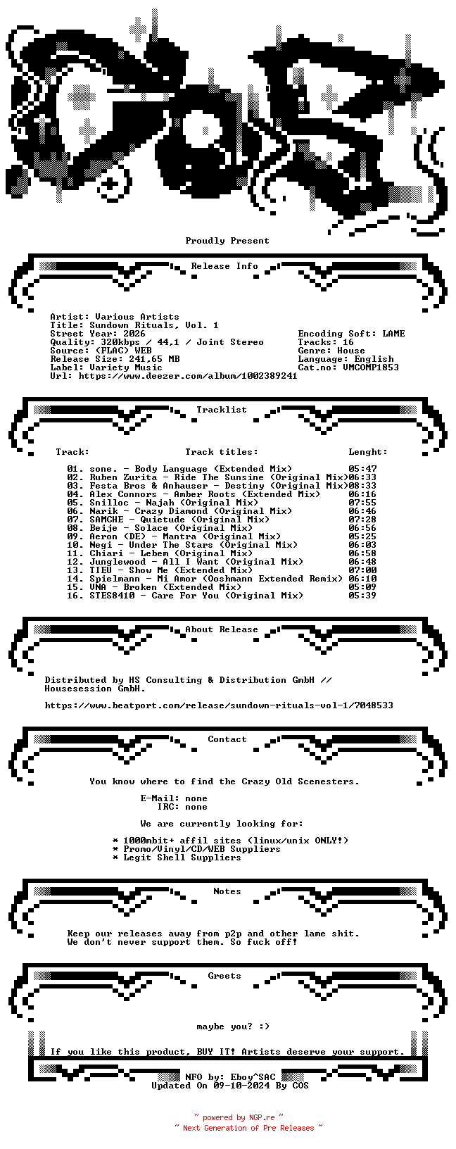 NFO for the release VA-Sundown_Rituals_Vol._1-(VMCOMP1853)-WEB-2026-COS by COS