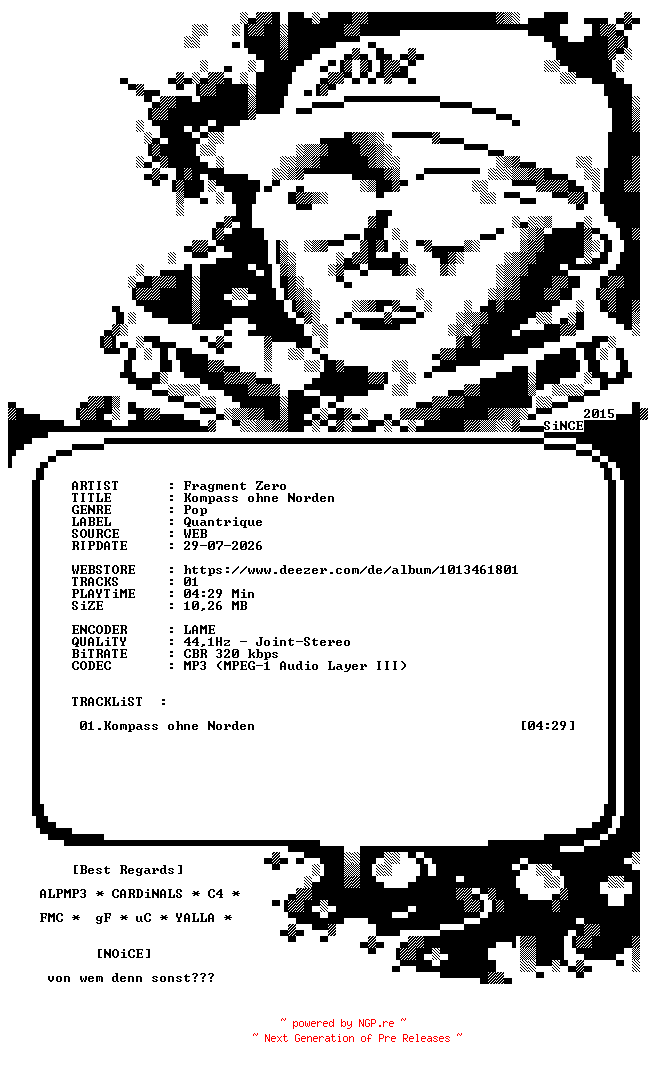 NFO for the release Fragment_Zero_-_Kompass_ohne_Norden-SINGLE-WEB-DE-2026-NOiCE by NOiCE