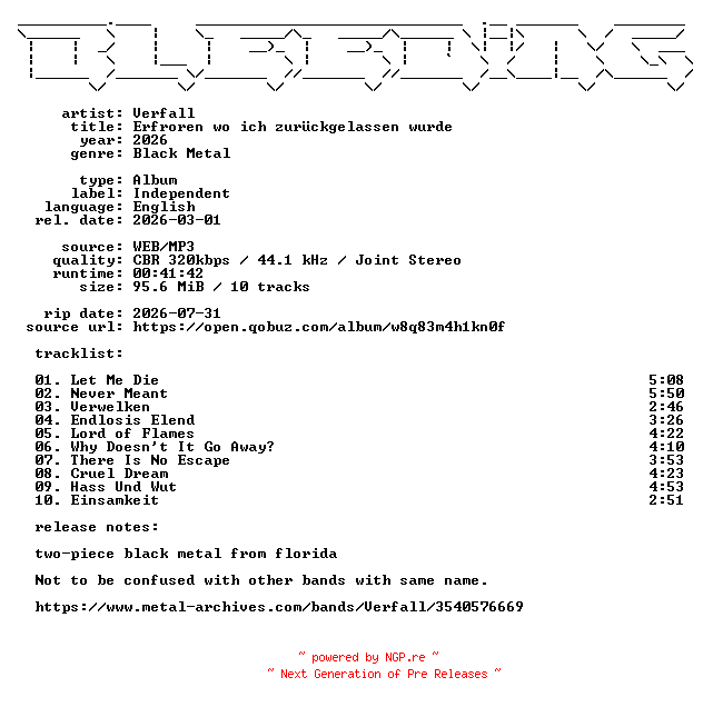 NFO for the release Verfall-Erfroren_wo_ich_zurueckgelassen_wurde-WEB-2026-BLEEDiNG by BLEEDiNG