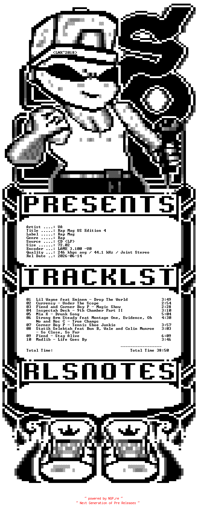 NFO for the release VA-Rap_Mag_US_Edition_4-2010-SO_INT by SO_INT