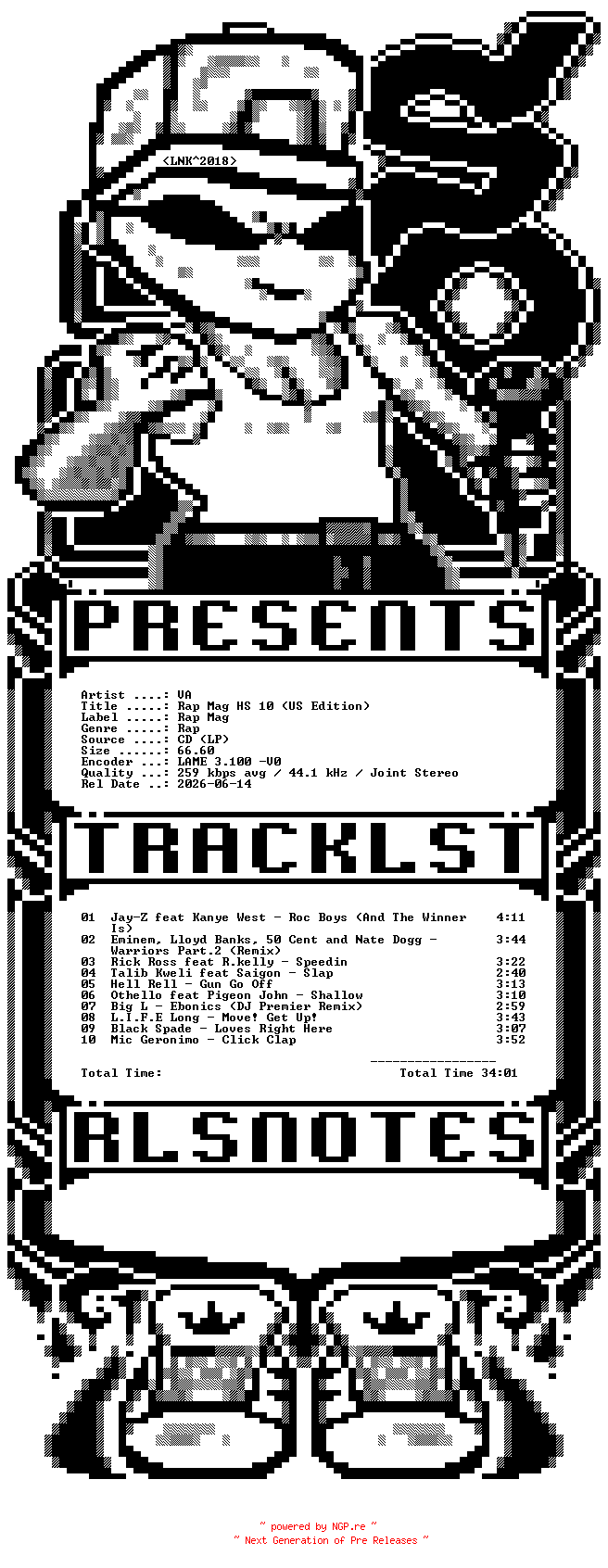 NFO for the release VA-Rap_Mag_HS_10_(US_Edition)-2008-SO_INT by SO_INT