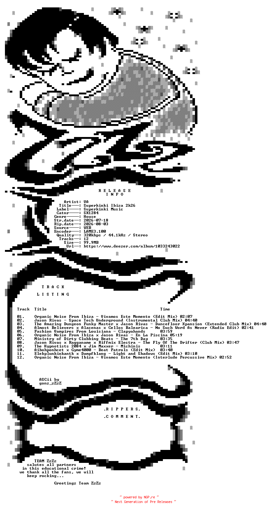 NFO for the release VA_-_Superkinki_Ibiza_2k26-(SK1284)-WEB-2026-ZzZz by ZzZz