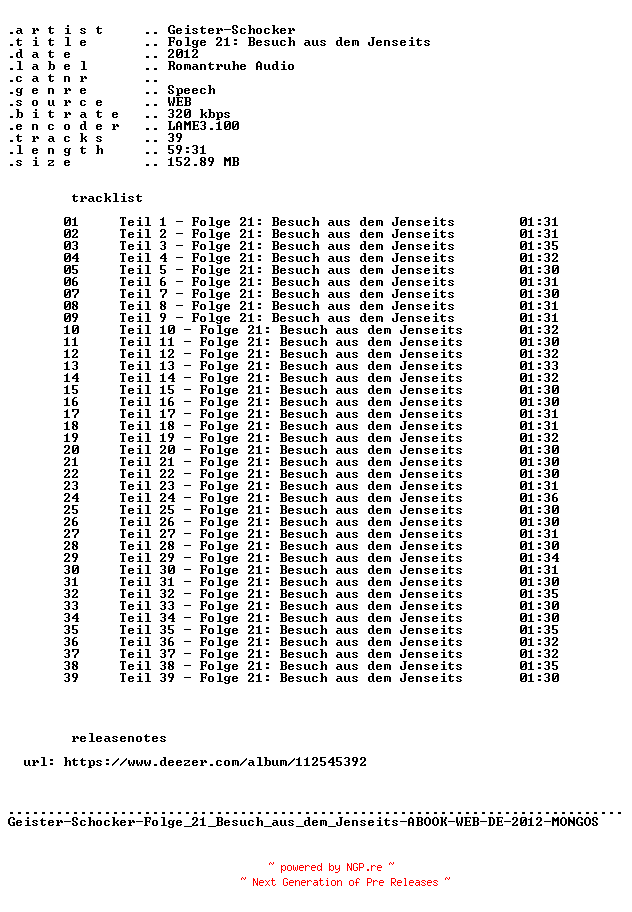 NFO for the release Geister-Schocker-Folge_021_Besuch_aus_dem_Jenseits-ABOOK-WEB-DE-2012-MONGOS by MONGOS