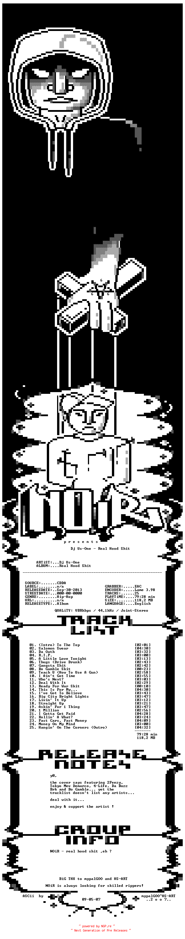 NFO for the release DJ_Us-One-Real by Real