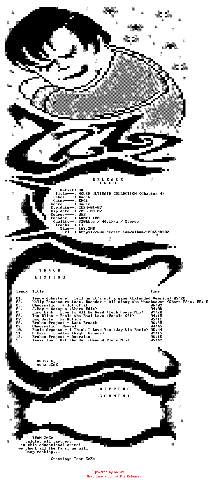 NFO for the release VA_-_HOUSE_ULTIMATE_COLLECTION_(Chapter_4)-(KN41)-WEB-2024-ZzZz by ZzZz