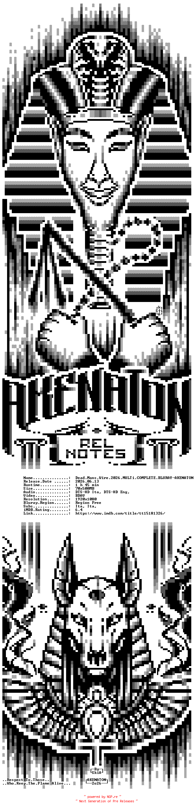 NFO for the release Dead.Mans.Wire.2026.MULTi.COMPLETE.BLURAY-AKENATON by AKENATON